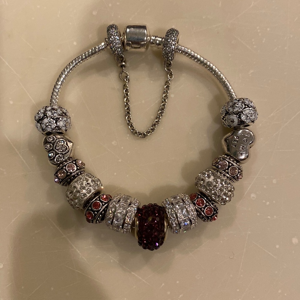 Sterling Silver Charm Bracelet